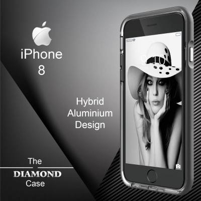 Coque iPhone 8  Diamond Hybrid Aluminium