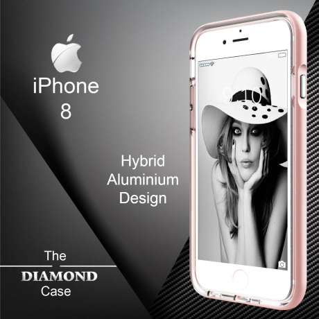 Coque iPhone 8  Diamond Hybrid Aluminium