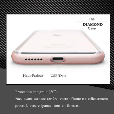 Coque iPhone 8  Diamond Hybrid Aluminium
