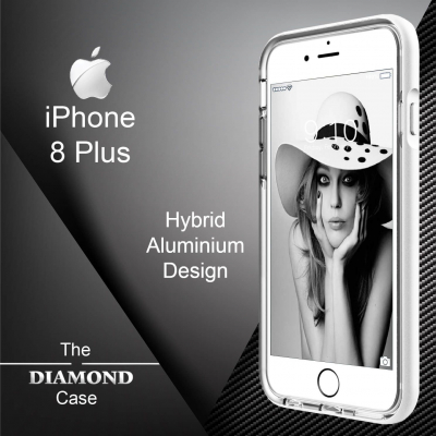Coque iPhone 8 Plus  Diamond Hybrid Aluminium