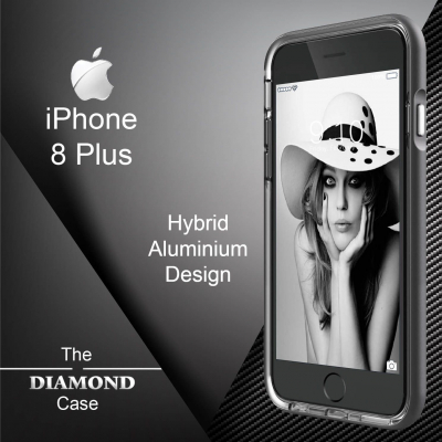 Coque iPhone 8 Plus  Diamond Hybrid Aluminium