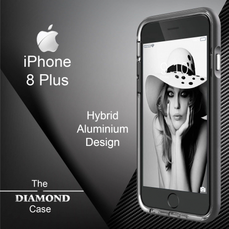 Coque iPhone 8 Plus  Diamond Hybrid Aluminium