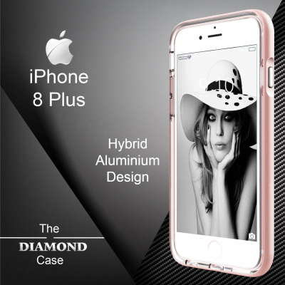 Coque iPhone 8 Plus  Diamond Hybrid Aluminium