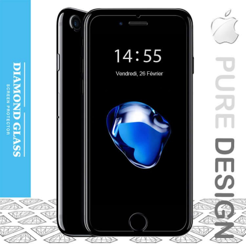 Verre trempé pour iPhone 8 - Protection d'écran Diamond Glass