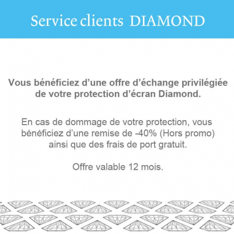 LG7 - Protection écran en verre trempé Diamond.