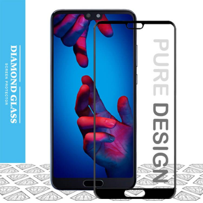 Huawei P20 - Protection écran intégrale en verre trempé 3D Full Cover