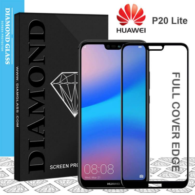 Huawei P20 Lite- Protection écran en verre trempé 3D Full Cover