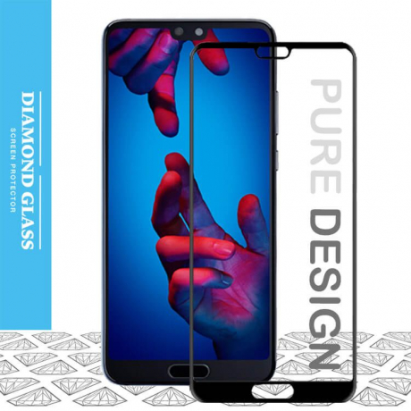 Huawei P20 Pro- Protection écran en verre trempé 3D Full Cover