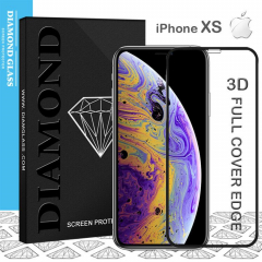 Protection écran - iPhone XS - Verre trempé Diamond Glass HD