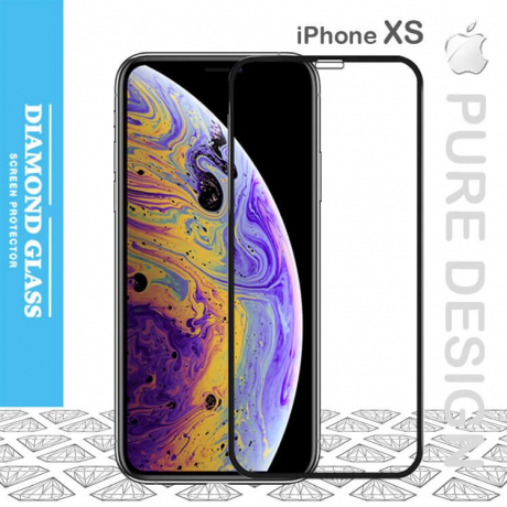 iPhone XS - Protège écran en verre trempé 3D Full Cover