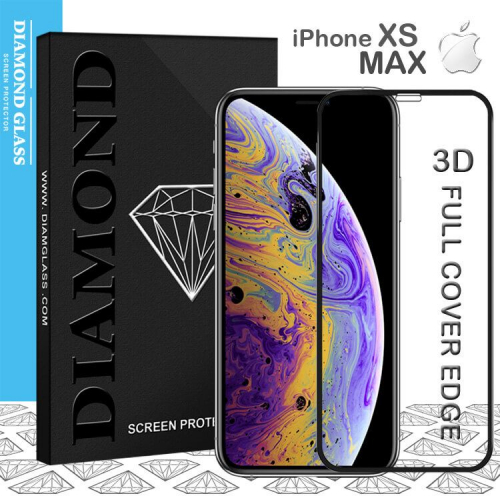 Verre trempé iPhone XS MAX - 3D - Protection écran DIAMOND GLASS HD3