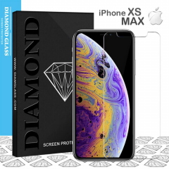 Protection écran iPhone XS MAX en verre trempé  Open Edge Design 2.5D+  Full Adhesive