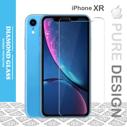 Vitre de protection sans teint pour iPhone 11, iPhone XR