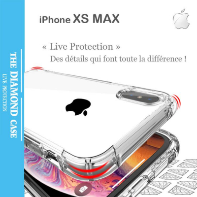 Coque iPhone X/XS/Max  Transparente et fine – ShopSystem