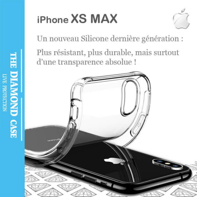 Coque Atichoc Silicone transparente Apple iPhone XS MAX