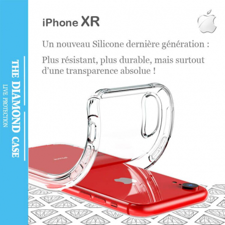 La meilleure Coque Silicone transparente Apple iPhone XR