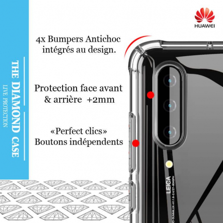 Coque Silicone transparente Huawei P30 LITE