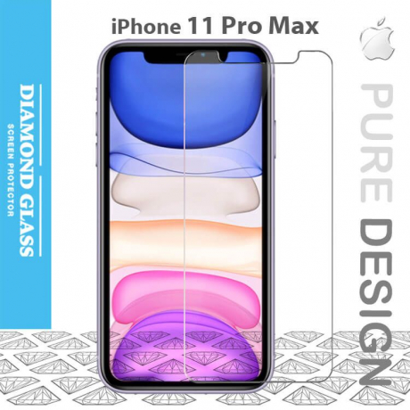Protection verre trempé iPhone 11 Pro Max 2.5D Full - Adhesive Tempered glass screen protector
