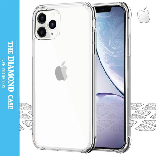 Coque en Silicone Miroir Diamant 3D pour iPhone 11 6.1'' avec