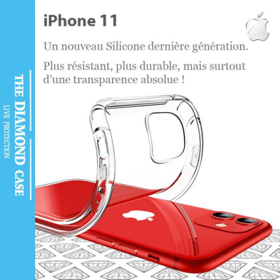 Coque Ultra Transparente Silicone iPhone 11 Apple