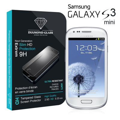 Protection d'écran en verre trempé Diamond Glass HD - Samsung Galaxy S3 Mini