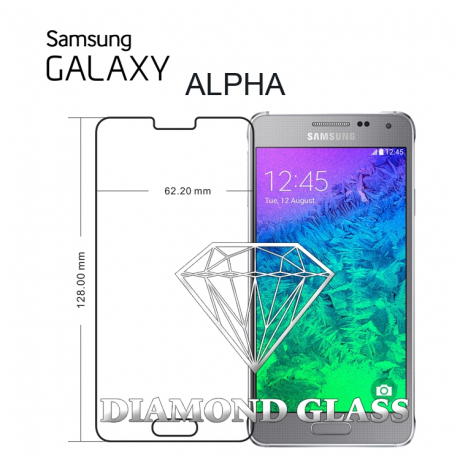 Protection d'écran en verre trempé Diamond Glass HD - Samsung Galaxy Alpha