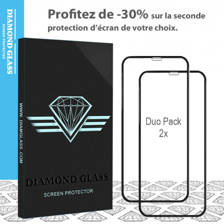 Duo Pack P20 Lite- Protection écran en verre trempé 3D Full Cover