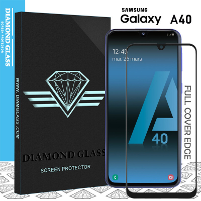 Protecteur d'écran Samsung Galaxy A40, verre trempé (protecteur d