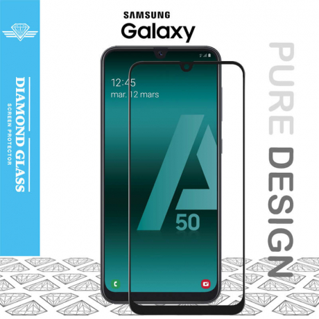 Samsung A50 - Protection écran en verre trempé