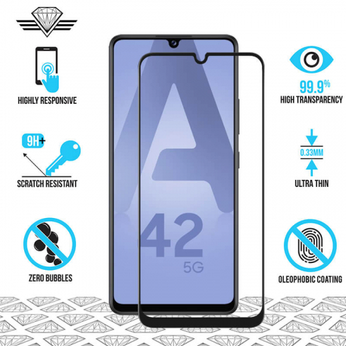 Protection d'écran pour smartphone NOVAGO 2 Films de protection écran verre  trempé pour Samsung Galaxy A32 5G / A42 5G []