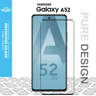 Samsung A52 - Protection écran intégrale bord à bord. Diamond Glass.