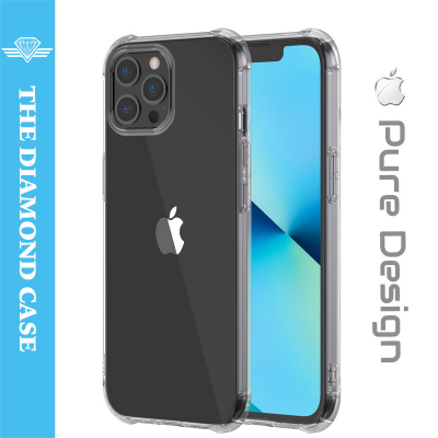 Coque iPhone 12 Pro - Silicone Ultra Transparente - Antichoc - DIAMOND