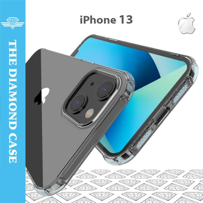 Coque Silicone iPhone 13 - Antichoc - Transparente - DIAMOND
