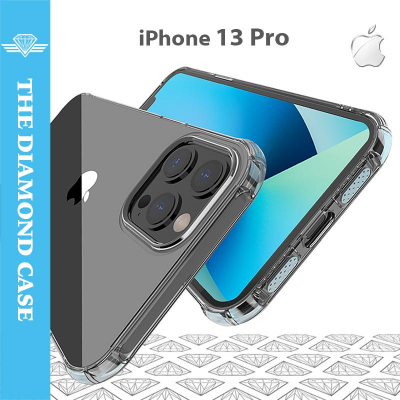 Coque Silicone iPhone 13 Pro - Antichoc - Transparente - DIAMOND