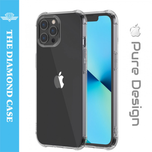 Coque Silicone iPhone 13 Pro - Transparente - Antichoc - DIAMOND