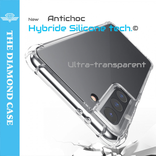 Coque Samsung Galaxy S21 Plus Silicone Gel Ultra-fin 0.3 mm, Second Skin –  Transparent - Français