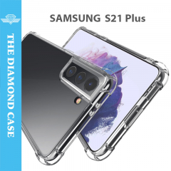 Coque Silicone Samsung Galaxy S21 PLUS - Antichoc - Transparente - DIAMOND