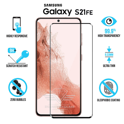 Samsung S21 FE - Vitre protège écran en verre trempé - Tempered-Glass-Screen-Protector