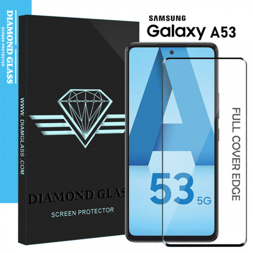 Protection d'écran pour smartphone ADVANSIA verre trempé (film de protection)  pour samsung galaxy a53 5g 6. 5 pouces [x2] pieces [sans bulles]