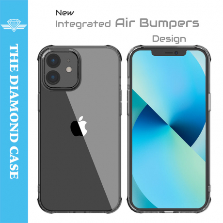 Coque silicone iPhone 12 Mini Transparente (vendue séparément)