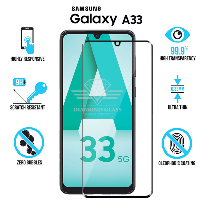 Protecteur d'Écran Samsung Galaxy A33 5G en Verre Trempé - Transparent