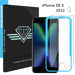 Verre trempé iPhone SE 3 - 2022 - DIAMOND GLASS HD
