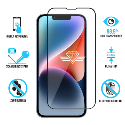 Meilleur verre trempé iPhone 14 Plus - Diamond Glass CERAMIC