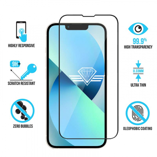 Coque Antichoc iPhone 13 Ultra Transparente + Verre Trempé 3D 9H