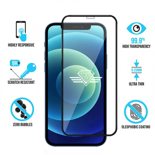 Novodio Premium 9H Glass iPhone 12 mini - Protection écran verre trempé -  Vitre verre trempé et Film - Novodio