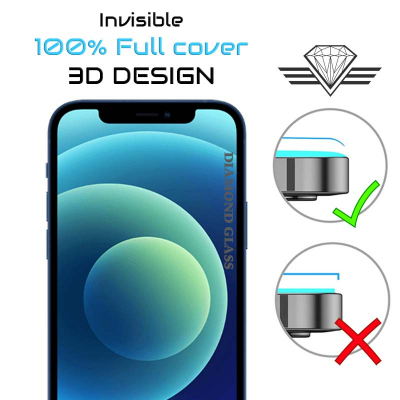 Verre trempé iPhone 12 Mini - Protection d'écran DIAMOND GLASS CERAMIC