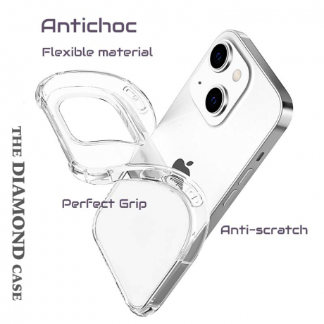 Coque souple iPhone 14 transparente