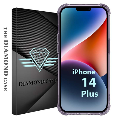 Coque iPhone 14 Plus Transparente - Silicone Antichoc Diamond Case