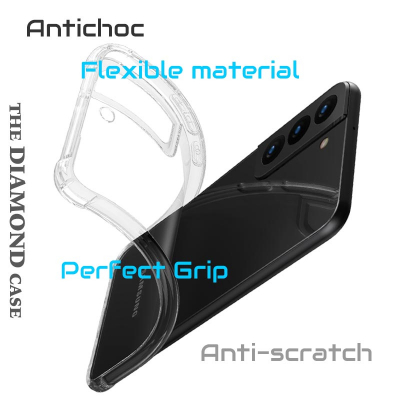 Coque Silicone S22 PLUS - Souple - Antichoc - Transparente