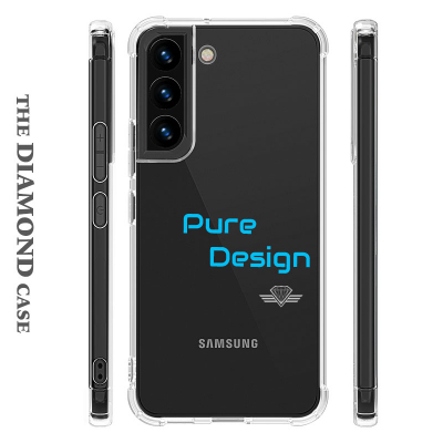 Coque Silicone Samsung Galaxy S22 - Antichoc - Transparente - DIAMOND Case